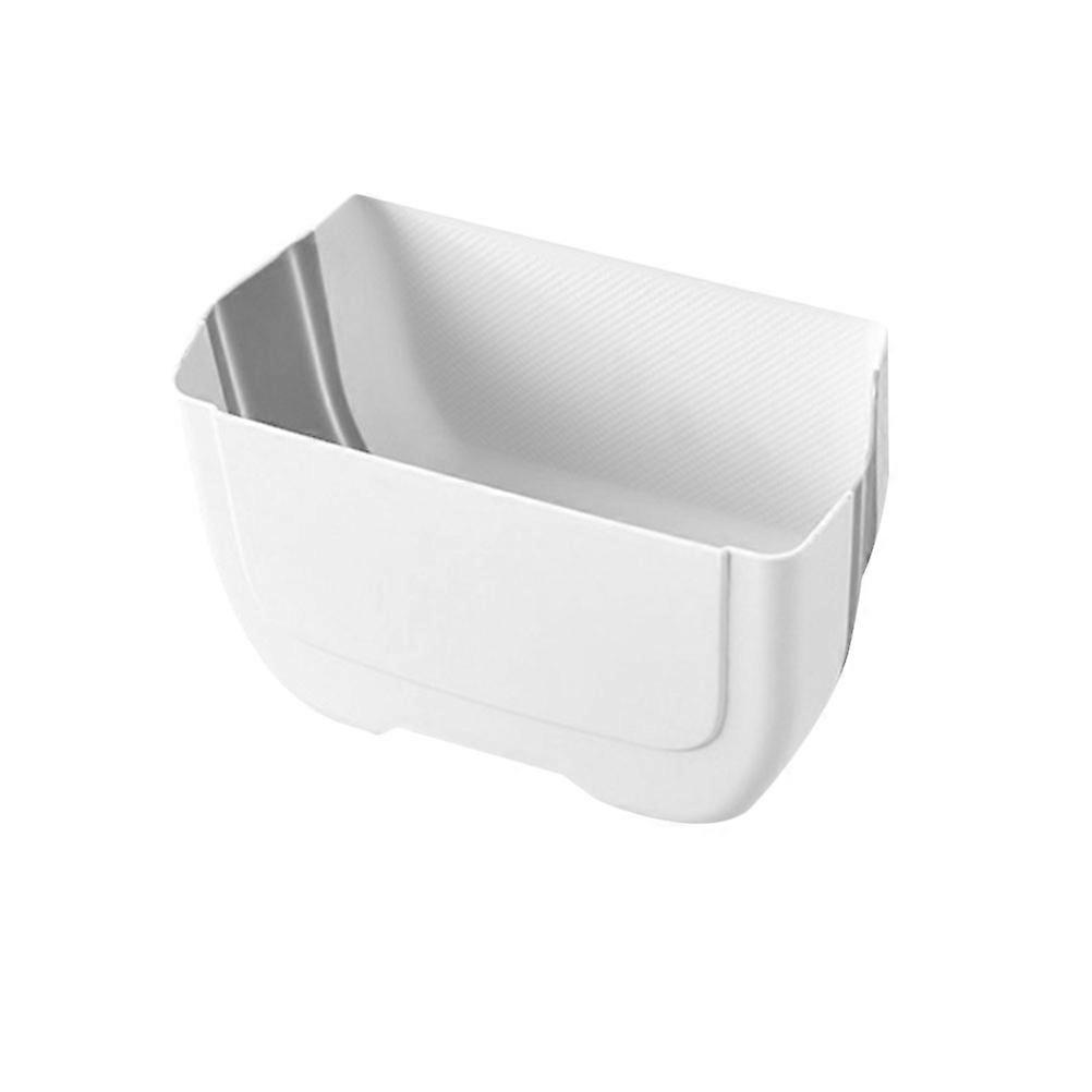 Car Organization Storage Box With Simple And Practical Style 25X15X8.5CM White 1Pc For Storage