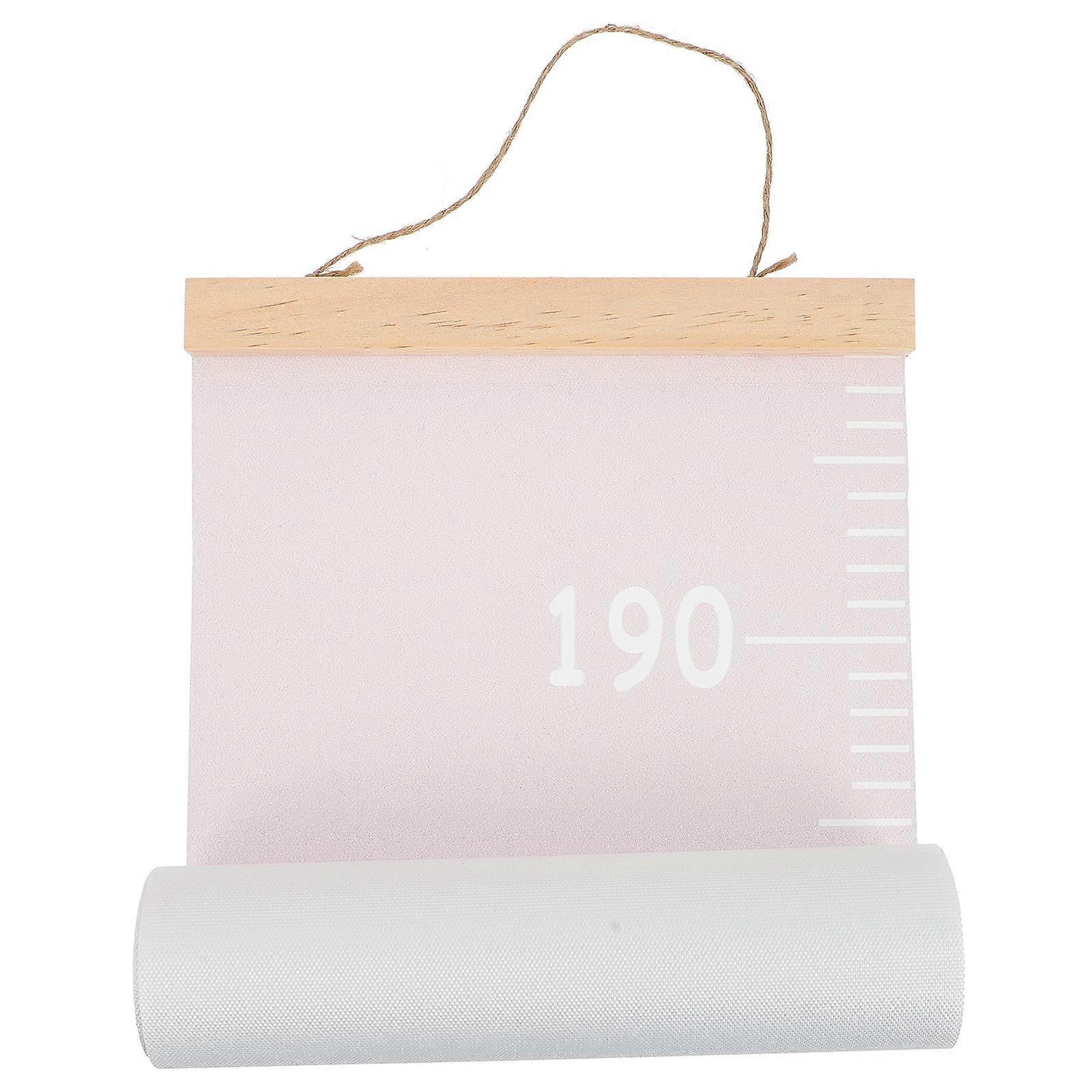 Kids Height Measurement Ruler Growth Chart For Children's Bedroom Pink Simple And Elegant 1Pack