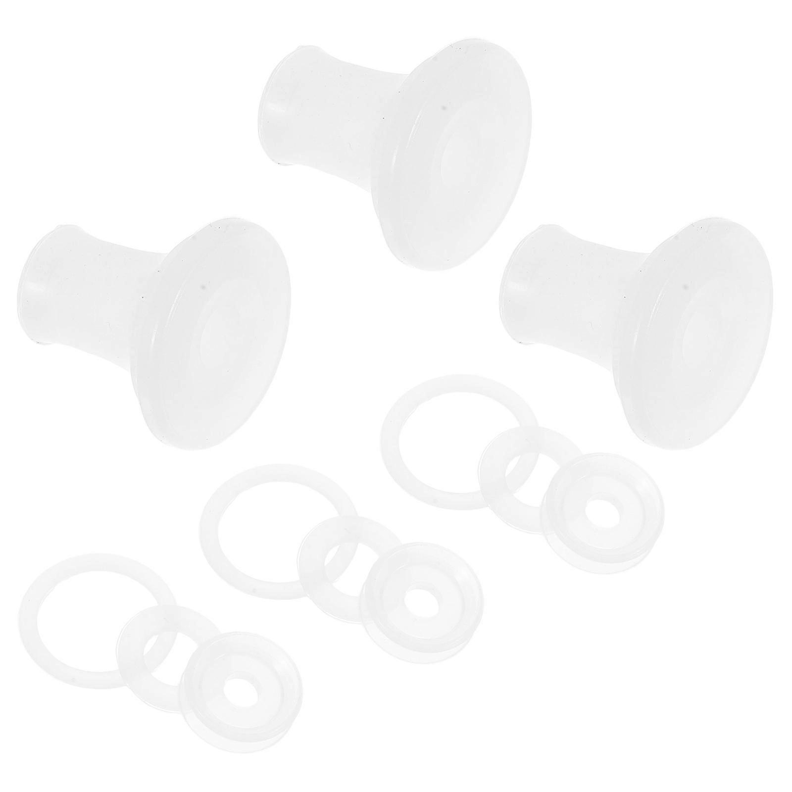 Universal Pressure Cooker Silicone Seal Set For Cooking Kitchen Use 2.40X2.30X1.30cm Sealing Prevent Steam Leakage 3 Sets