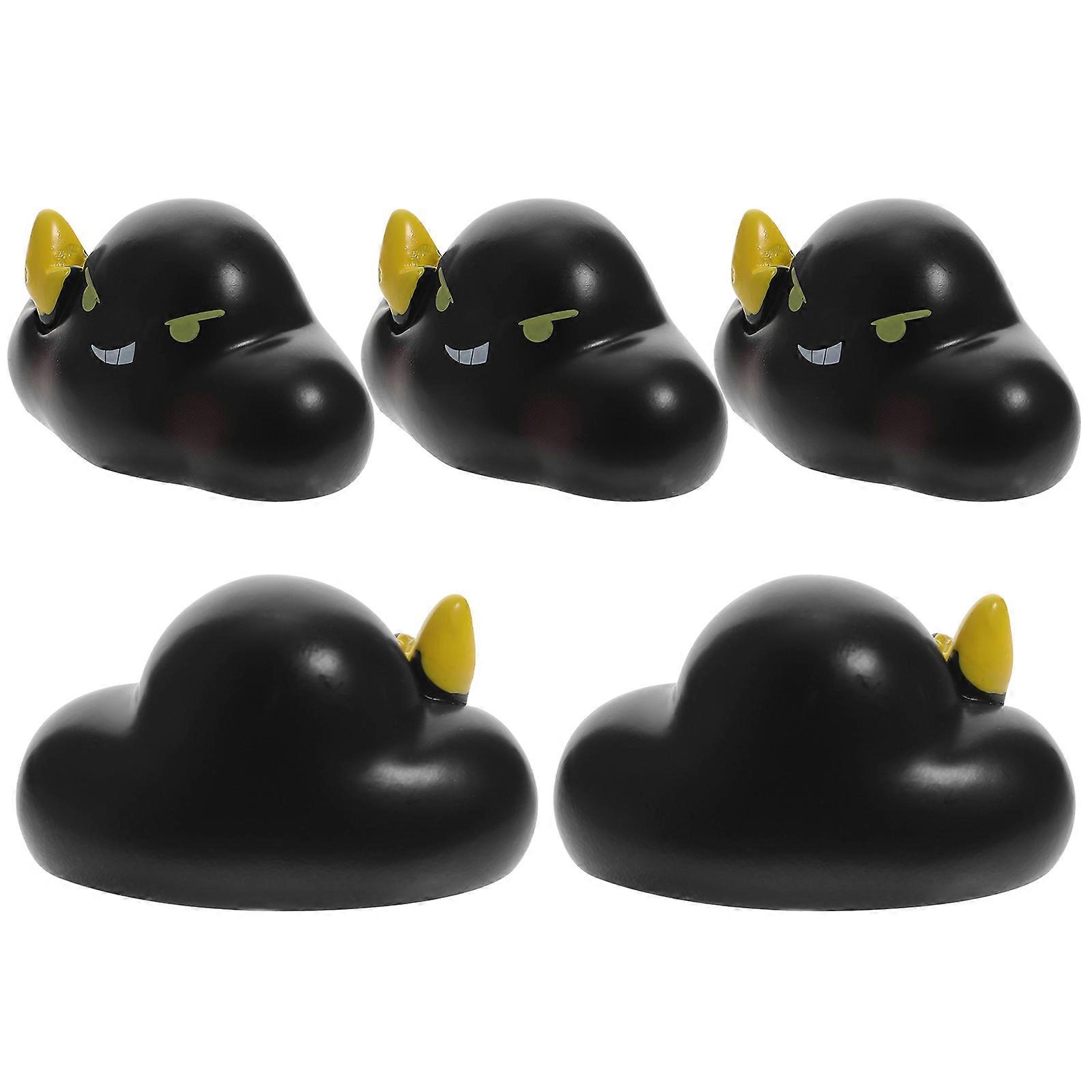 Landscape Mini Cloud Cartoon Ornament Home Decoration 4X2.5X2.5CM Resin 5Pcs