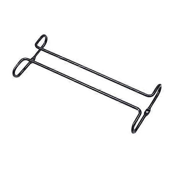 Suspension à une rangée, porte-verre à vin suspendu, inversé.