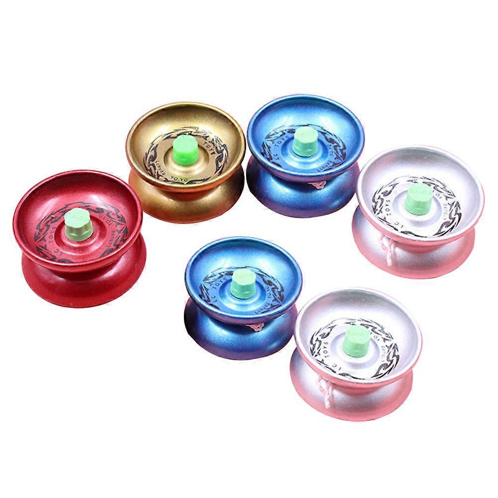 Alloy Yoyo Toys για παιδιά που παίζουν με εκπαιδευτικά οφέλη και διάφορα χρώματα 6 Τεμάχια