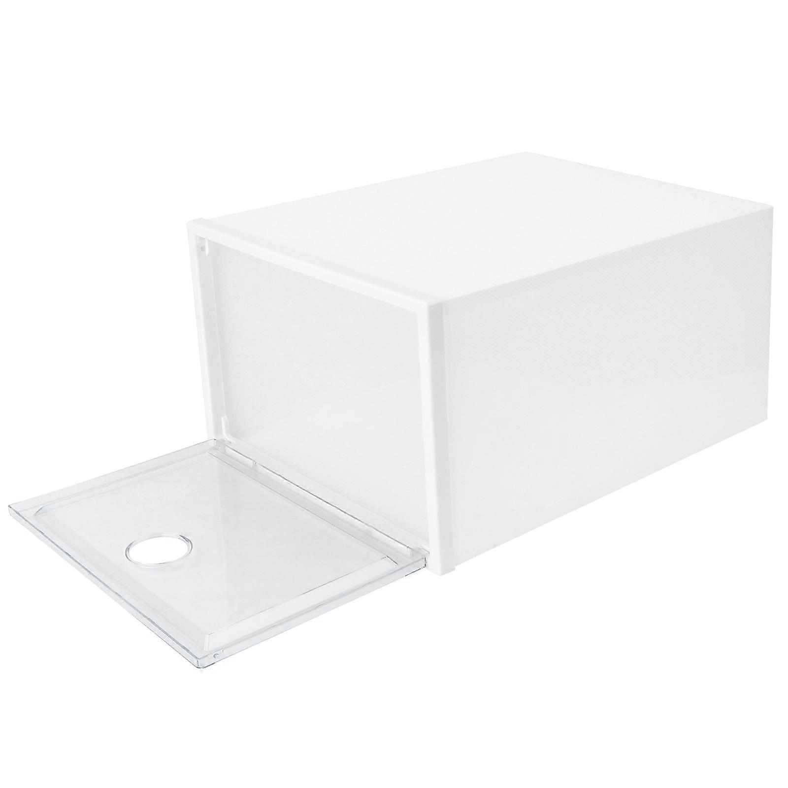 Plastic Shoe Storage Container Home Use Transparent 34X25CM Anti- 1Pc