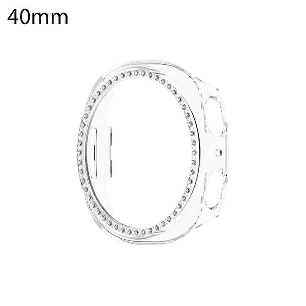 For Samsung Galaxy Watch 8 40mm Single Row-Diamond Half Coverage