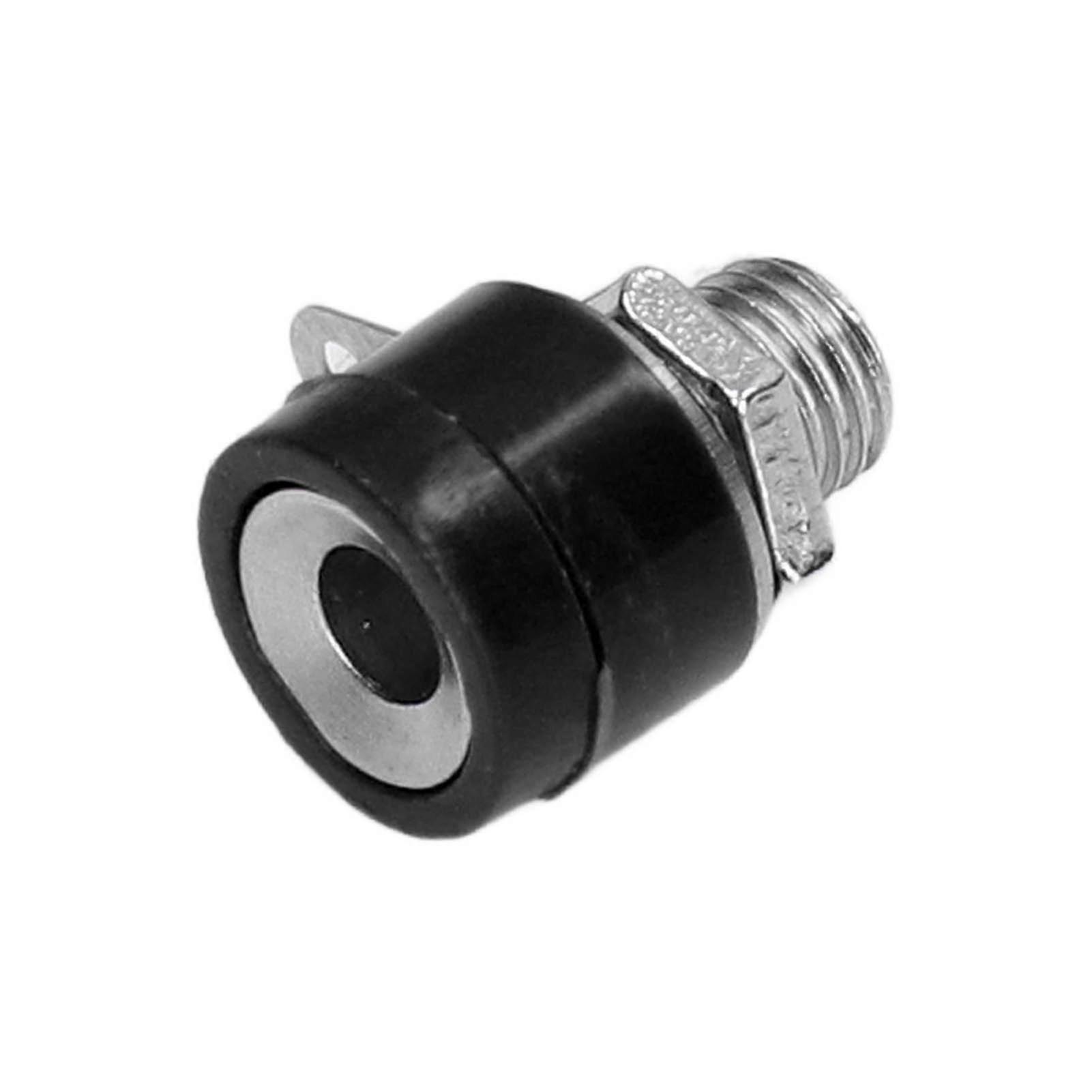 100Pcs 4mm Banana Plug Socket Binding Post Cross Connector Plug Socket Binding Post TerminalsBlack 