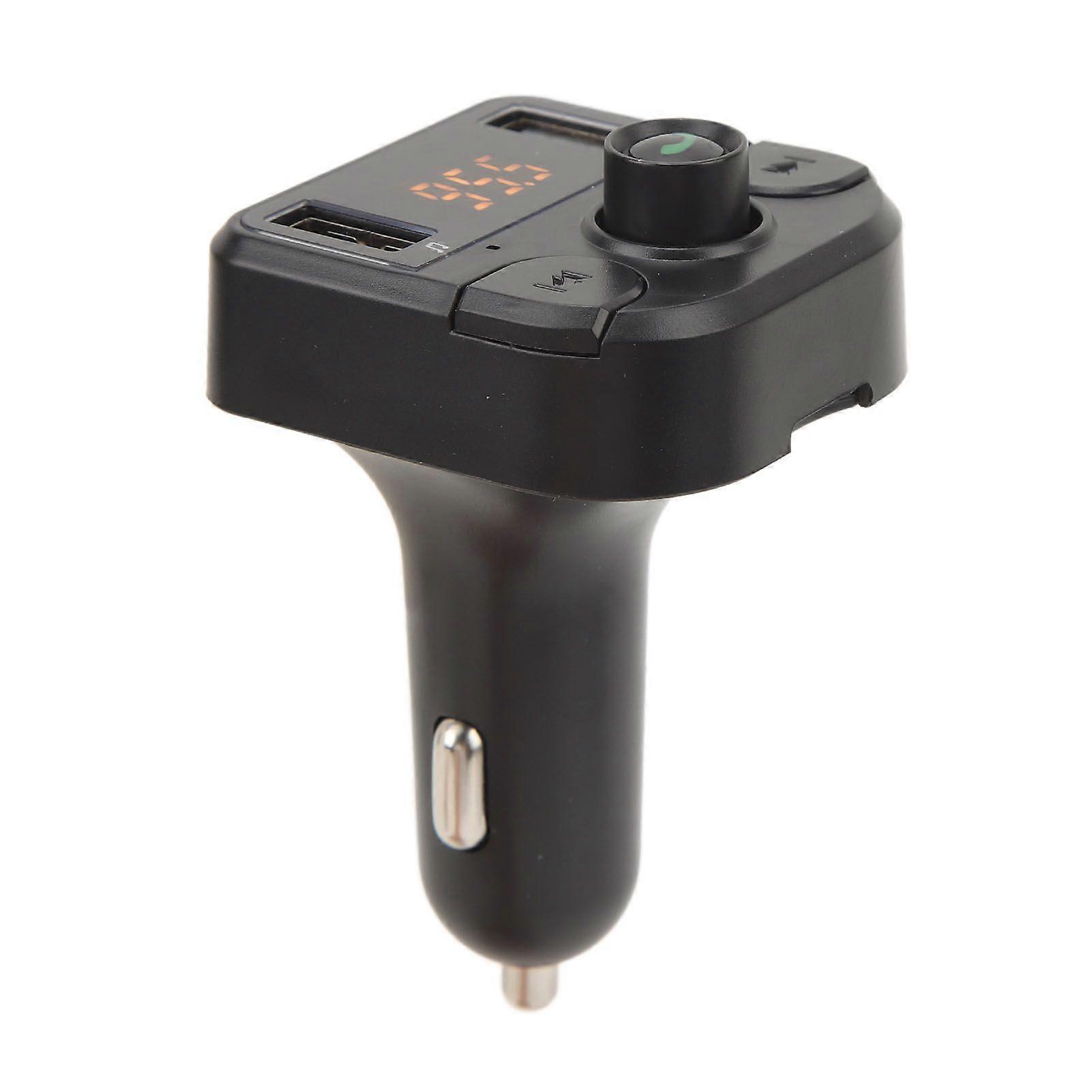 Car music receiver with Bluetooth and charging capabilities