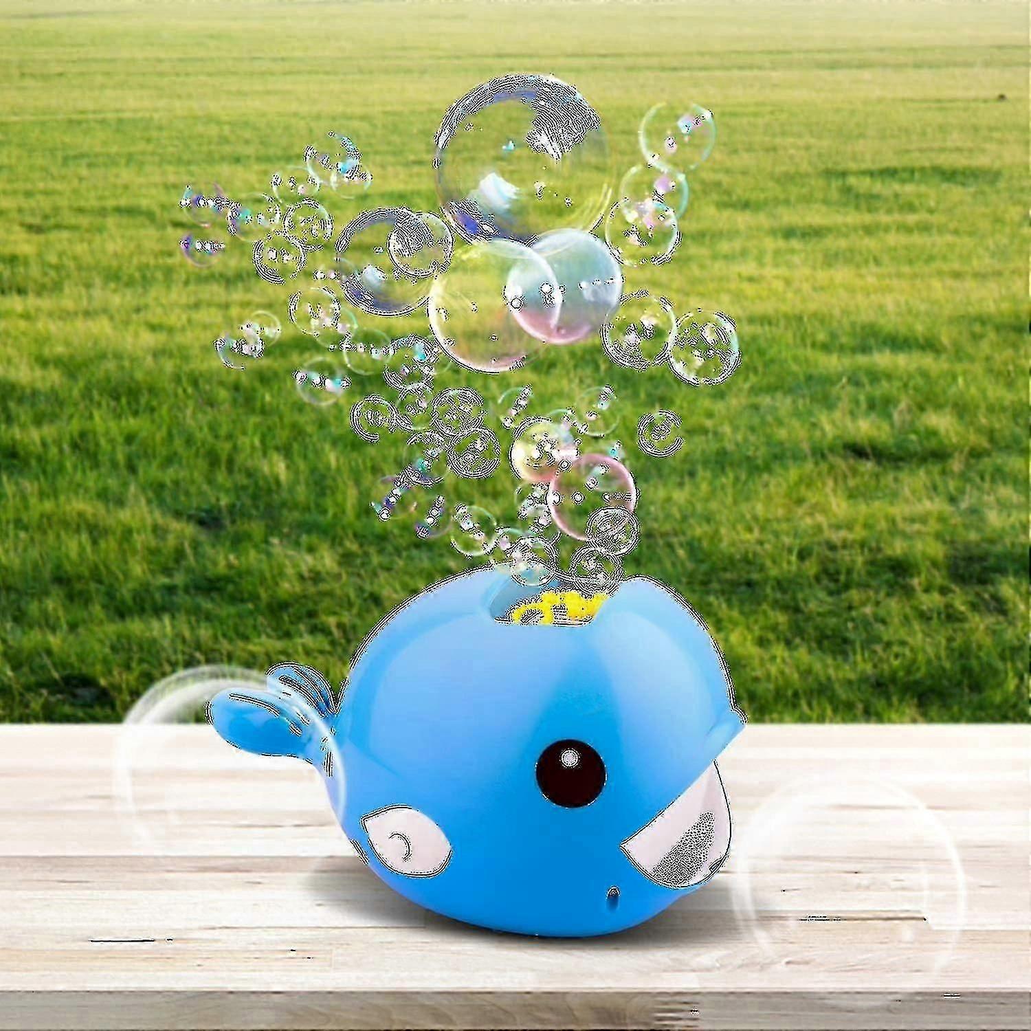 Baby Bath Bubble Machine with Electric Whale Design for Fun Baths