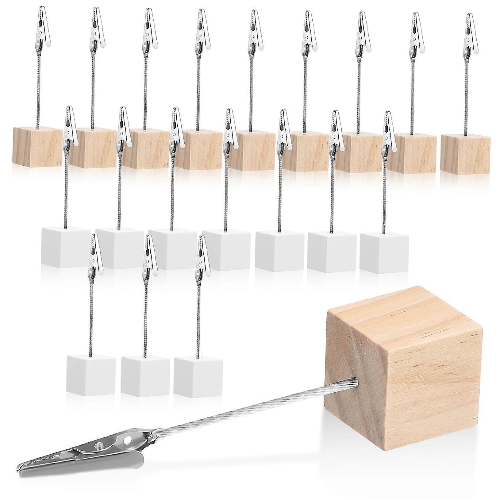 20 Pieces Memo Clips Table Number Holders and Card Stands for Photos and Notes, Durable and Versatile for Home Office Events
