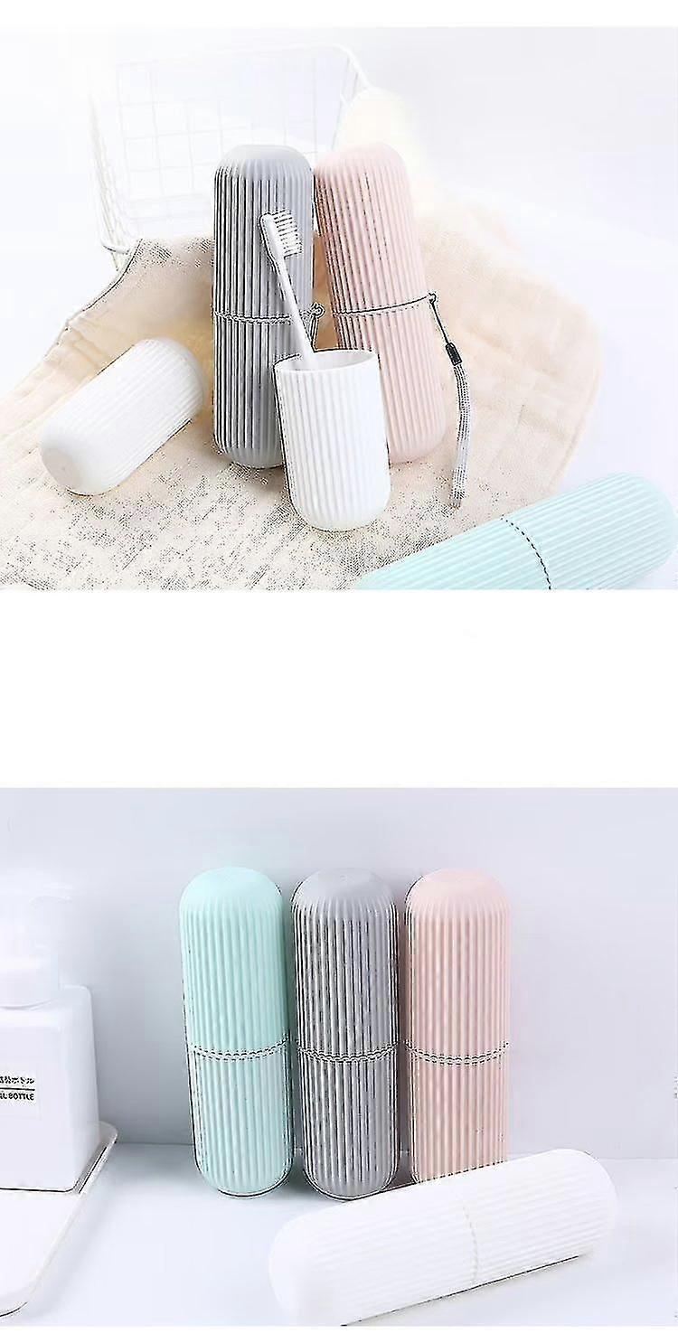 Portable toothbrush storage box, pink