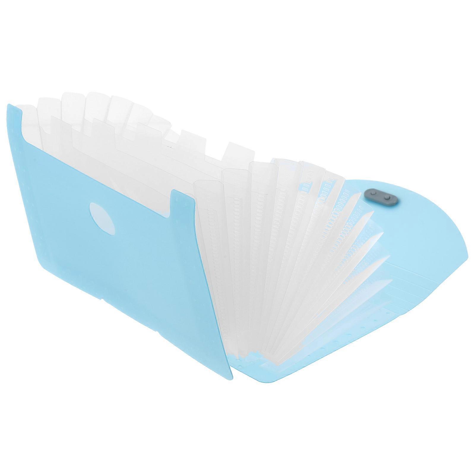 Portable Multi Accordion File Organizer with Button Closure – Large Capacity Document Holder for Office & Home – Lightweight & Secure Paper Receipt