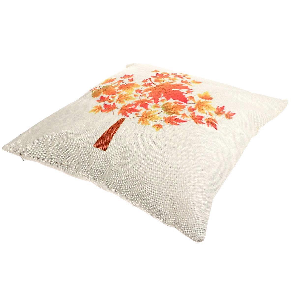 Cotton Pillowcases 1Set Fall Couch Pillow Covers Square Shape Home Decoration Assorted Color