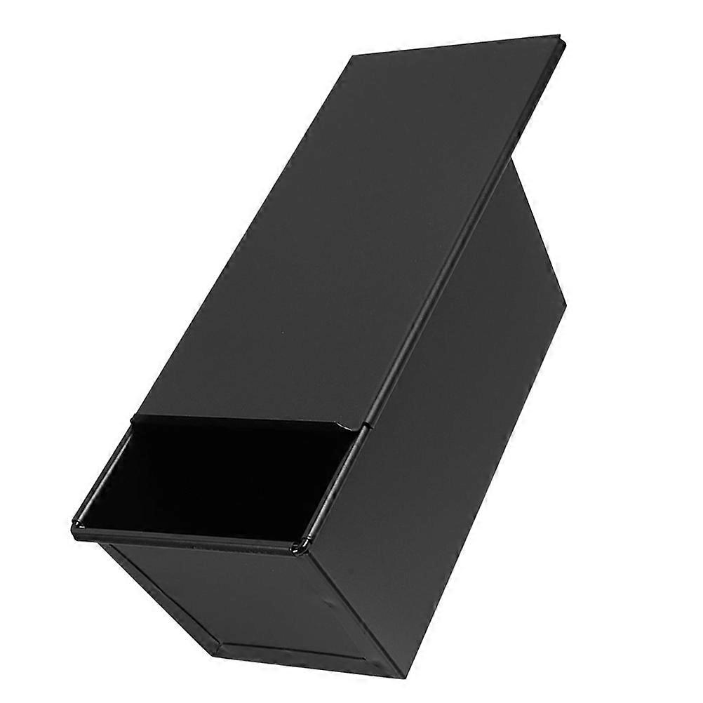 パン屋用に設計されたカバー付き焦げ付き防止パンパン 32.00X14.50X11.50CM ブラックステンレス鉄素材 1セット