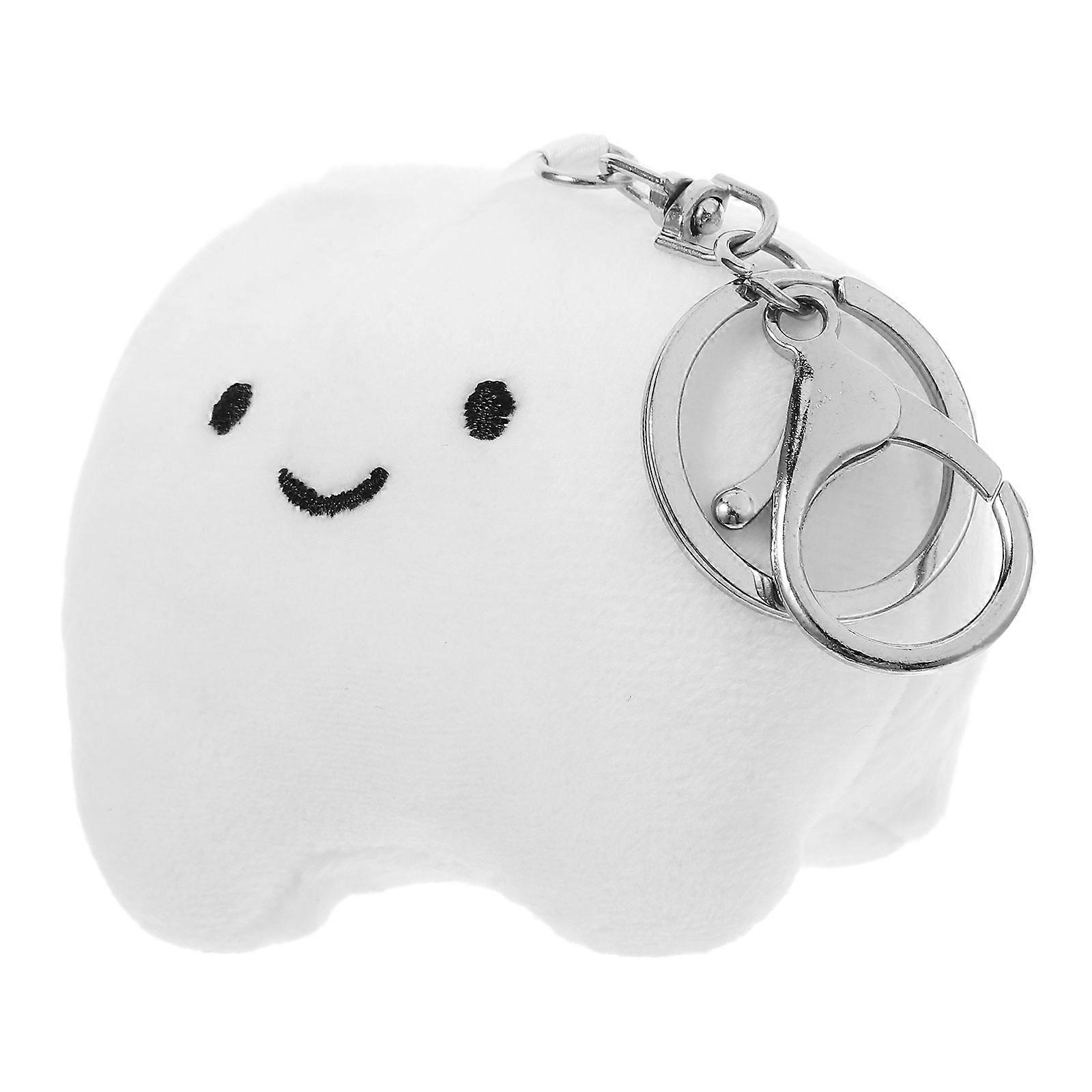 Cute Plush Tooth Stuffed Animal Keychain for Party Supplies, Handmade Unique Accessory, Lightweight Backpack Charm for Adults