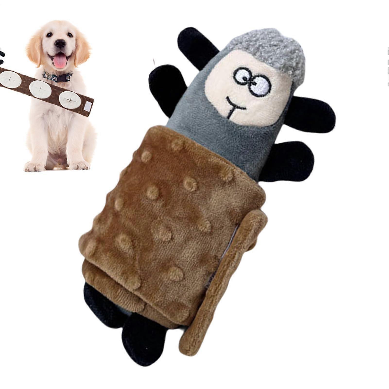 Dog Sniffing Toy – Squeaky Dog Search Interactive Chew Toy for Dogs, 7.87 x 5.91 x 5.91 Inches Plush, for Interactive Play