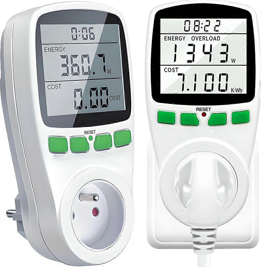 Electricity meter, electricity meter overload protection, 3600W electricity meter socket, electricity meter, power consumption meter