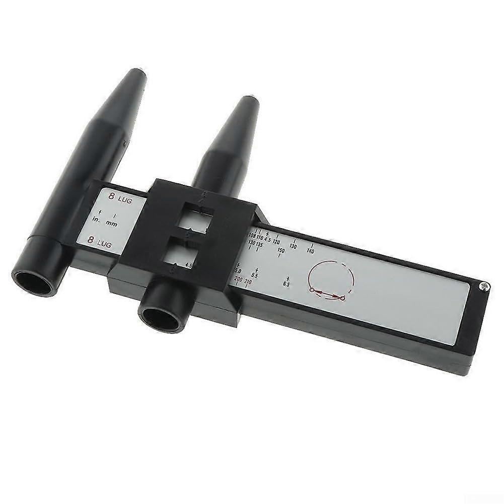 Automotive Wheel Pattern Gauge Tool for 4, 5, 6, and 8 Lug Wheels Simplifying Measurement Tasks