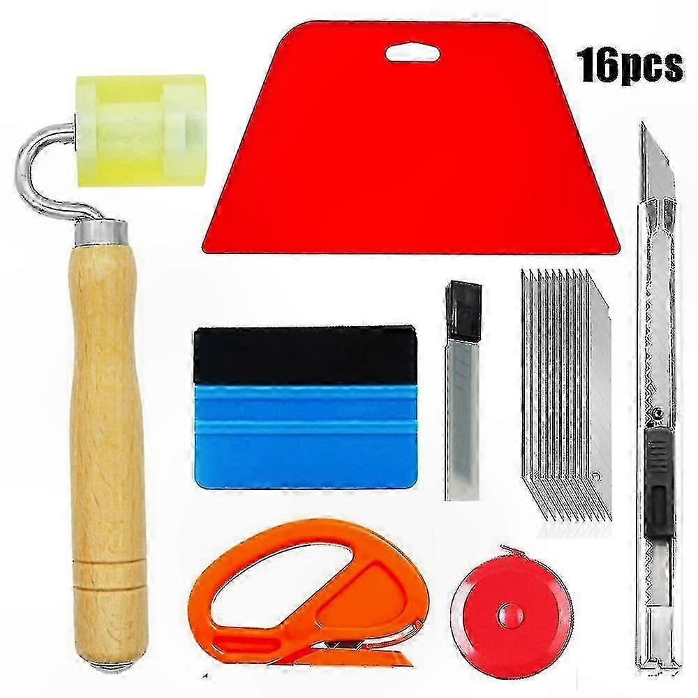 Wallpaper Application Kit with Felt Squeegee and Seam Tool