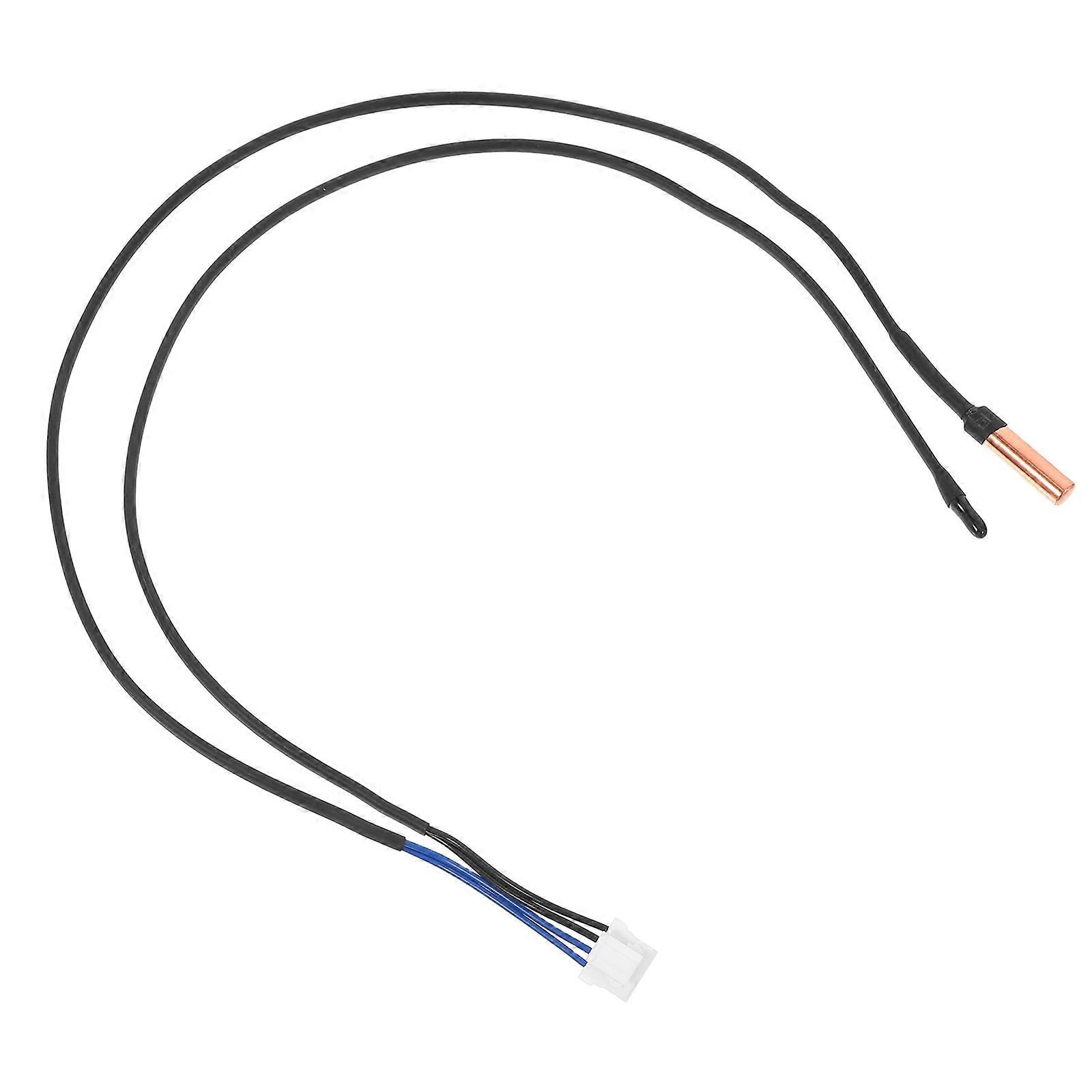 Temperature Controller Probe Sensor Air Conditioner Repairing Accessory Commercial Users Black Metal Quick Response 1Set