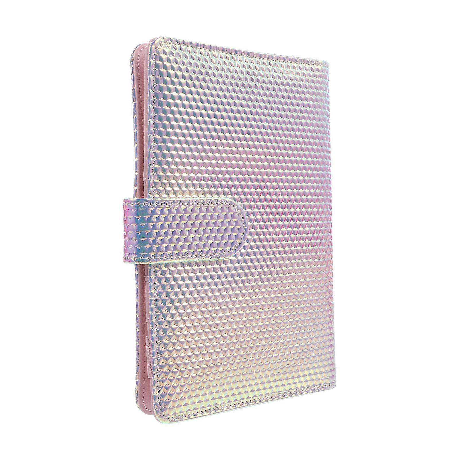 Dazzling Notebook Cover Faux Assorted Color Magnetic Buckle Convenience for Protection