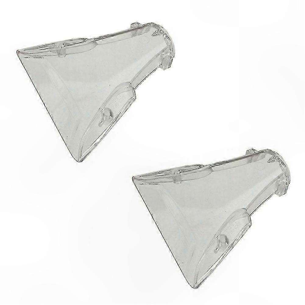 2-Pack Clear Replacement Covers for Upholstery Hand Tools Compatible with Puzzi Models 10/1, 10/2, 8/1 Part Number 4.130