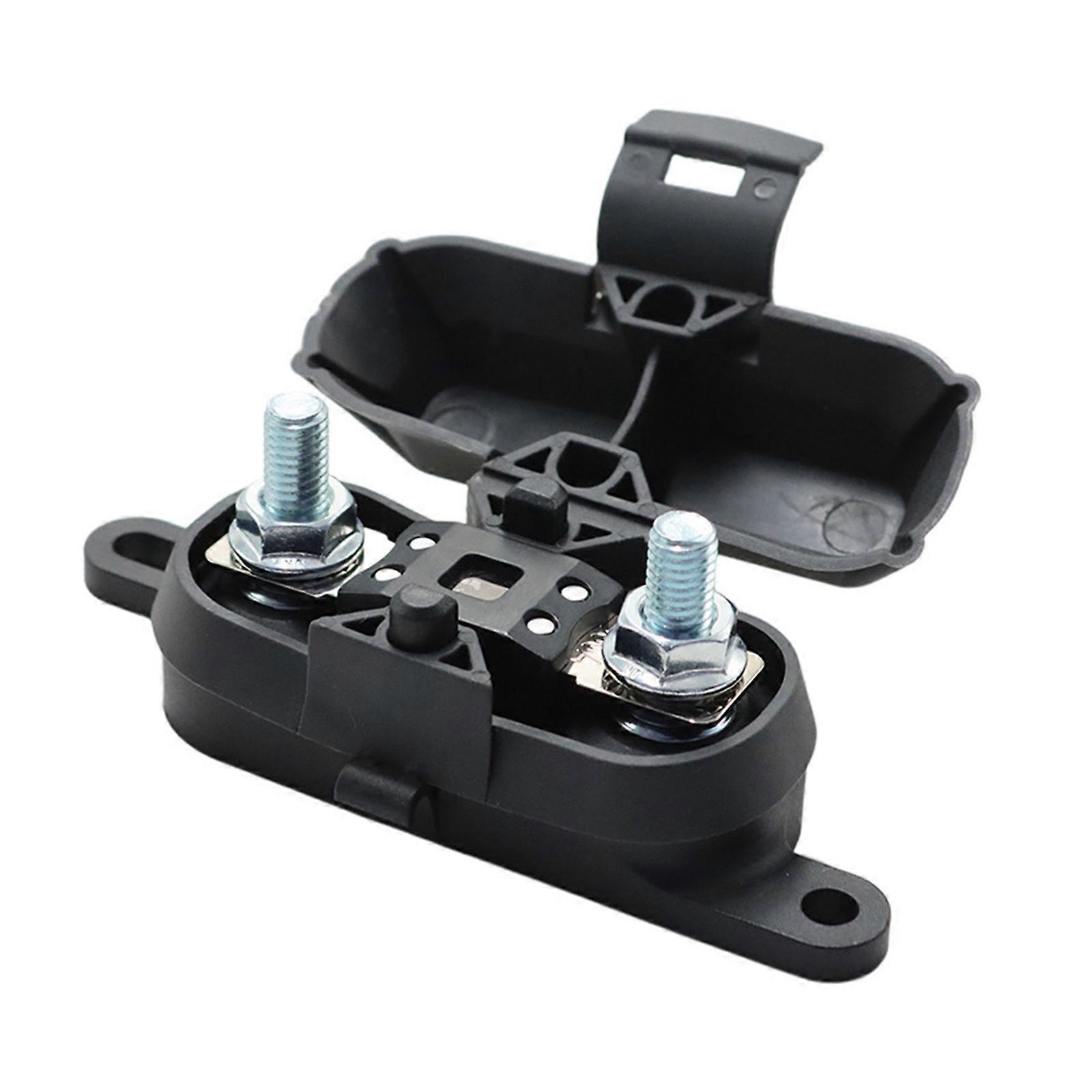 Universal Automotive Fuses Block with Auto Resettable Protection Electrical Fuses Unit Small Engine Bay Installation Multicolor