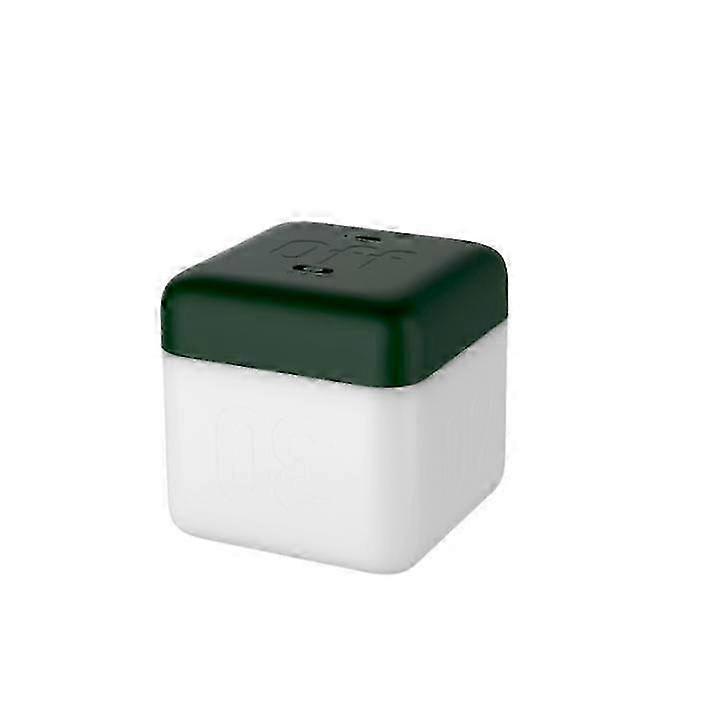 LED night light small table lamp Rubik's cube interesting small table lamp (dark green)