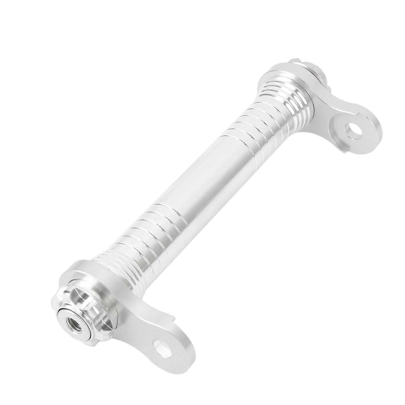 Aluminum Alloy Folding Bicycle Wheel Extension Bar Silver Adjustable