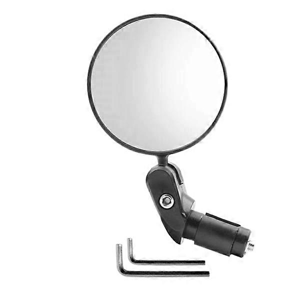 Adjustable and foldable bicycle rearview mirror made of glass, a must-have for cycling