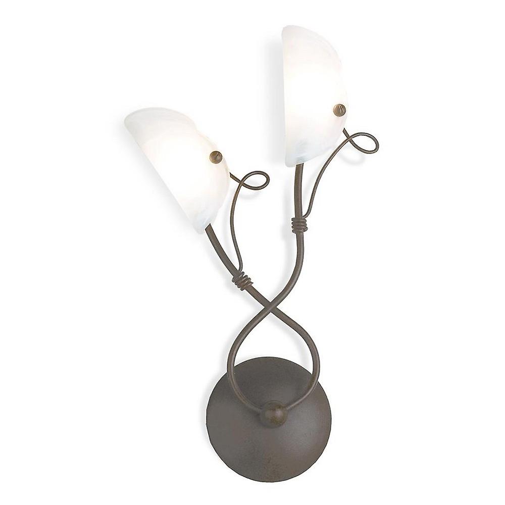 Linea Verdace Wall Lamp With Shade Rust