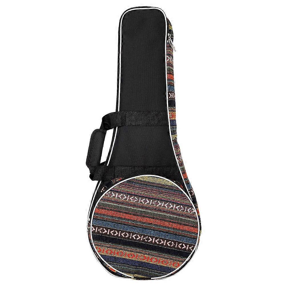 It sounds like you're referring to a product description for a **deluxe thick padded mandolin gig bag** that's designed in a **National style** and