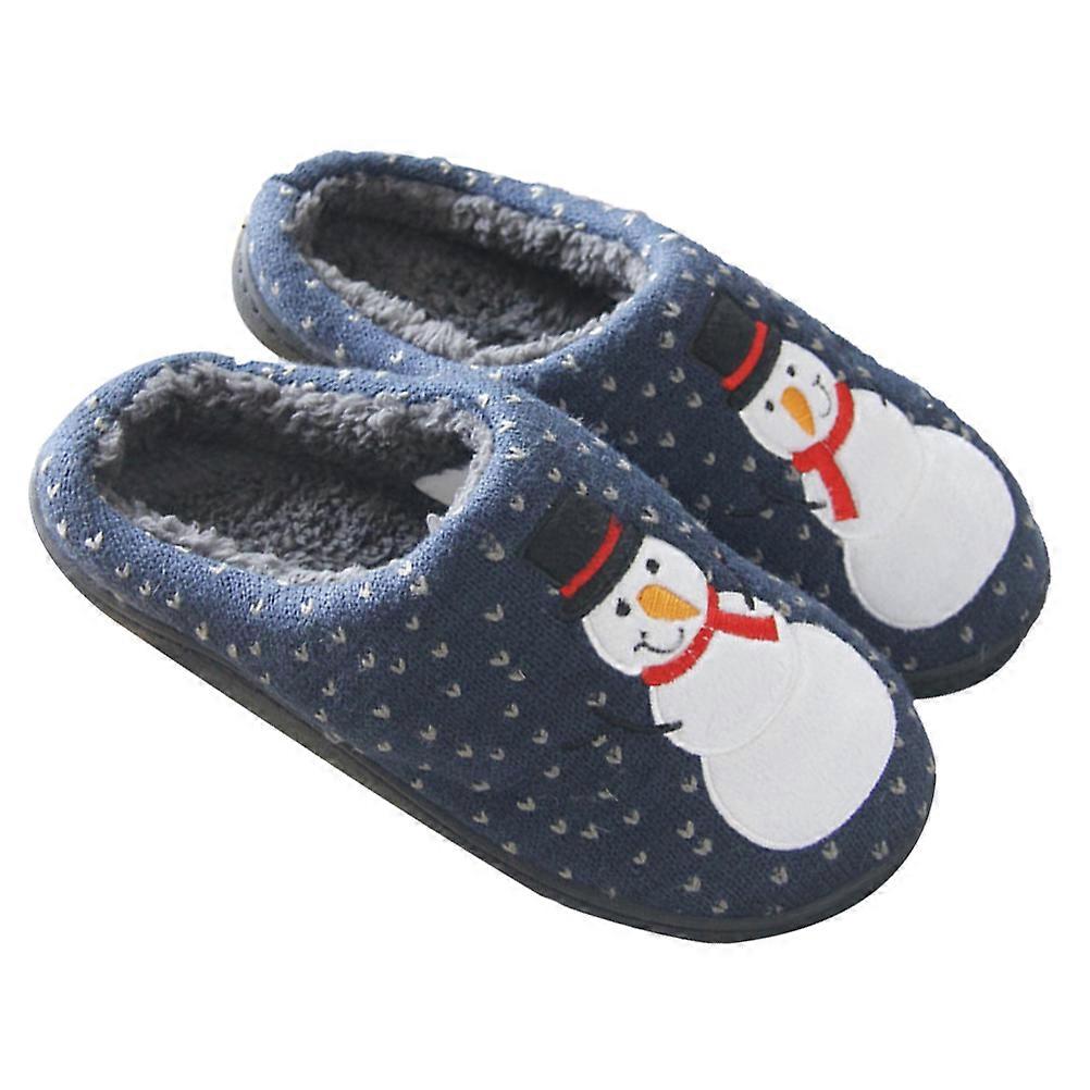 Home Slipper Thick Lining Couple Slippers for Indoor Using 1Pair