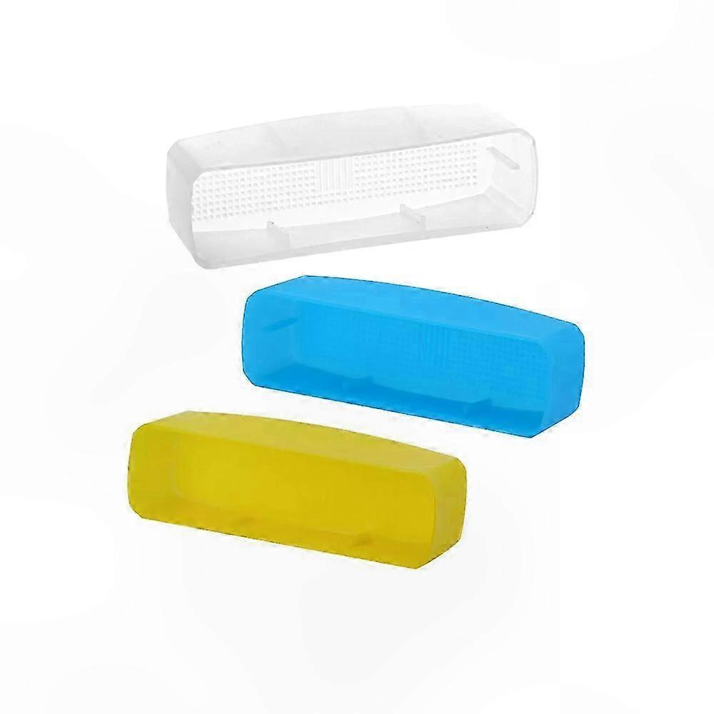 3 Color Flash Diffuser for Retro Camera Flash Light-Compatible with Godox Lux Junior