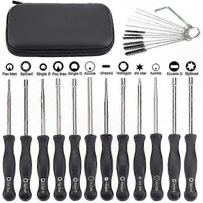 Carburetor Adjustment Tool Kit, 12-Piece Carburator Tuning Set for Precision Engine Maintenance