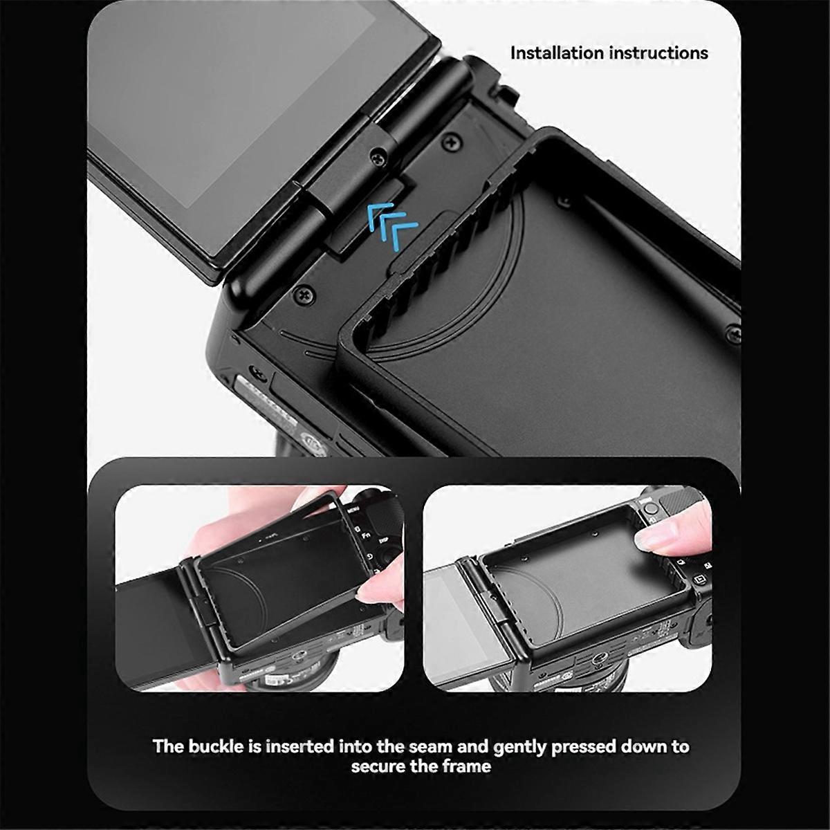 -CR05 Camera Cooling System Heat Sink Cooling Fan for ZV-E1 A7M4 A6700 A72C R8 R7 R6 XT4