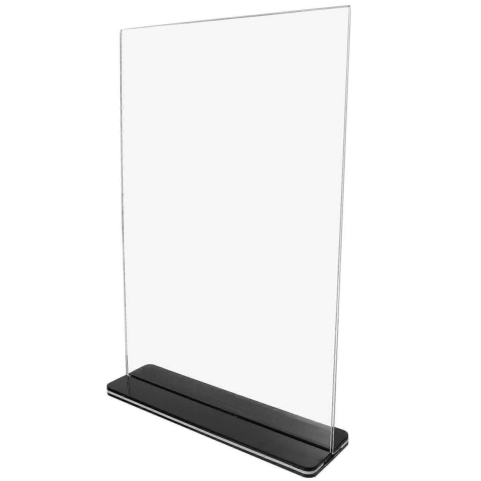 Acrylic Display Stand for Display with 4Pcs Transparent Poster Holders