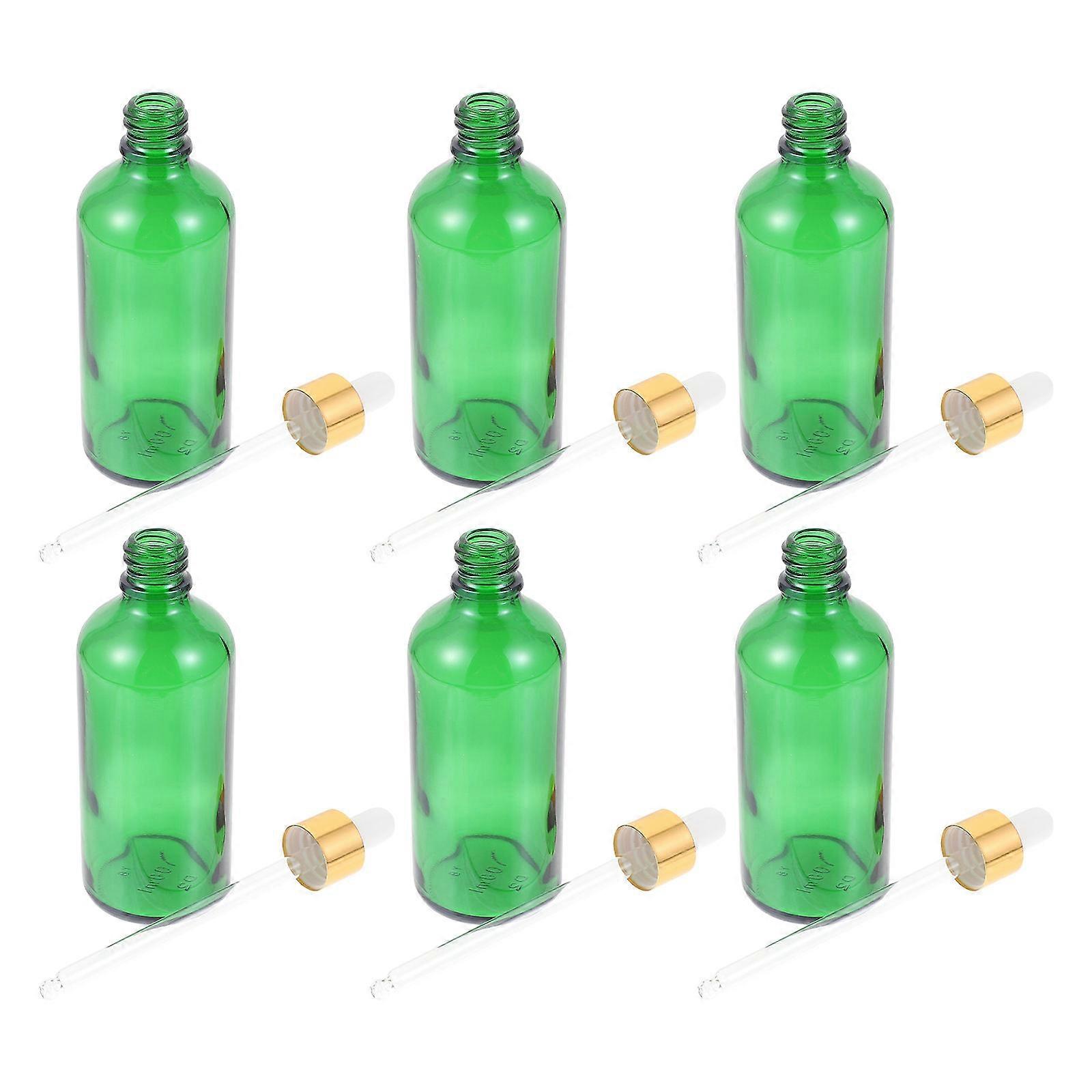 Dispenser Bottles Glass Dropper Bottles for Storage Use 12Pcs