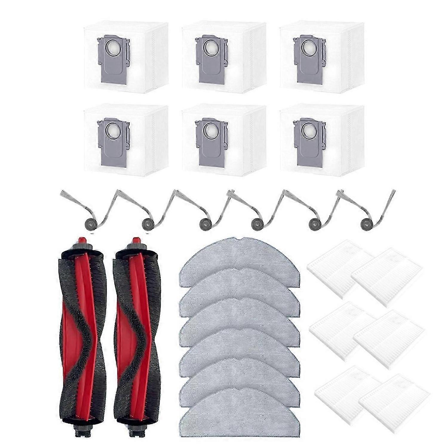 For M5 / L5 / TF / Q7B / Q7T Plus Parts Accessories Main Side Brush Dust Bag Mop Cloth Filter