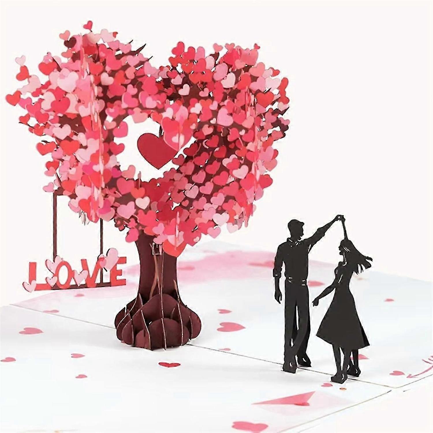Biglietto Auguri di Matrimonio Cuscino con Fedi – Pop-up 3D