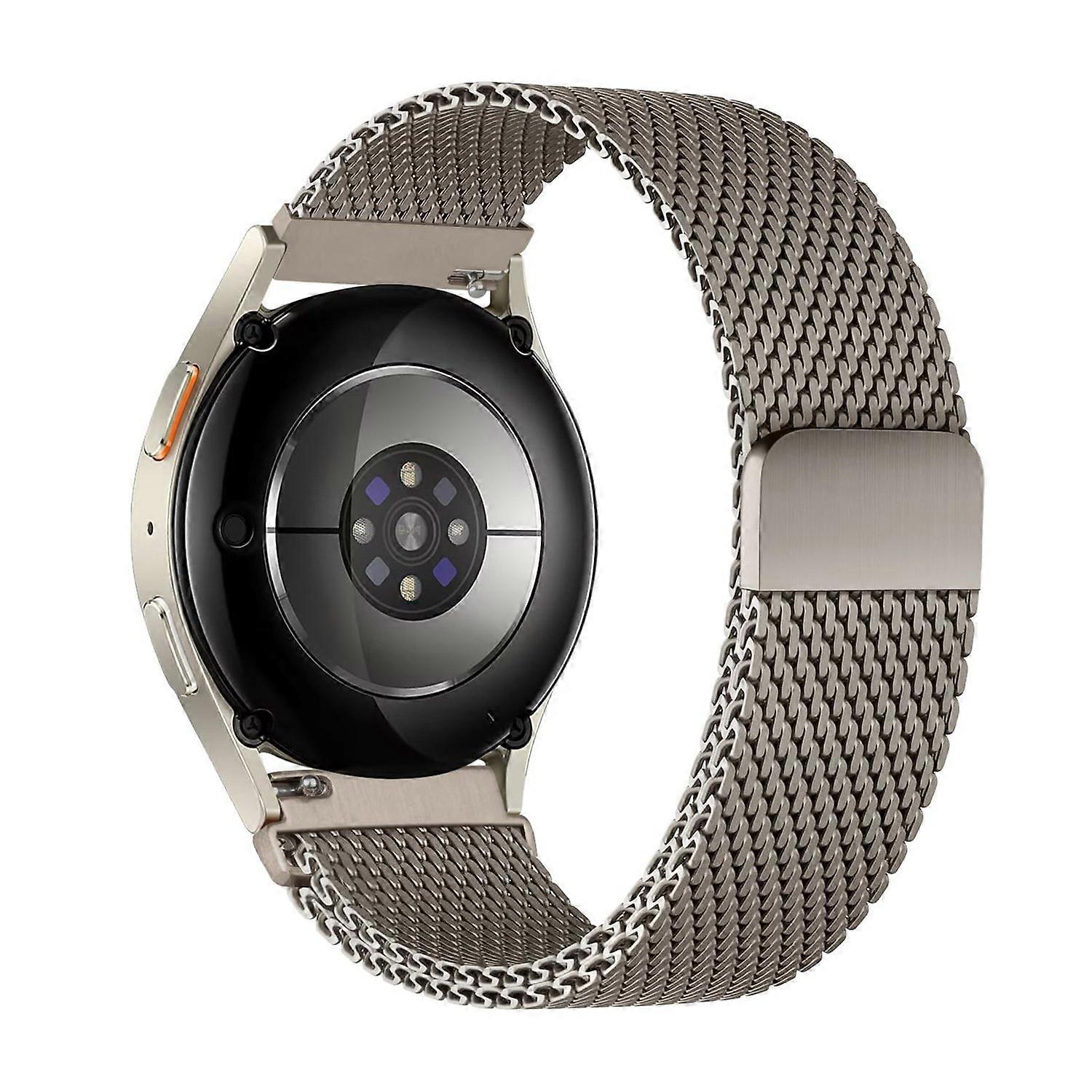 20mm Electroplating Milanese Watch Band for Coros Apex 2 / Apex 42mm / Realme TechLife Watch /