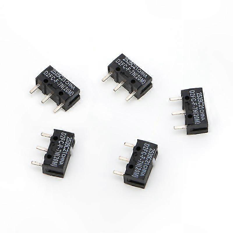 5 Pieces 20M Micro Switch for Mouse Replacement, Tested Substitutes for Durable Performance
