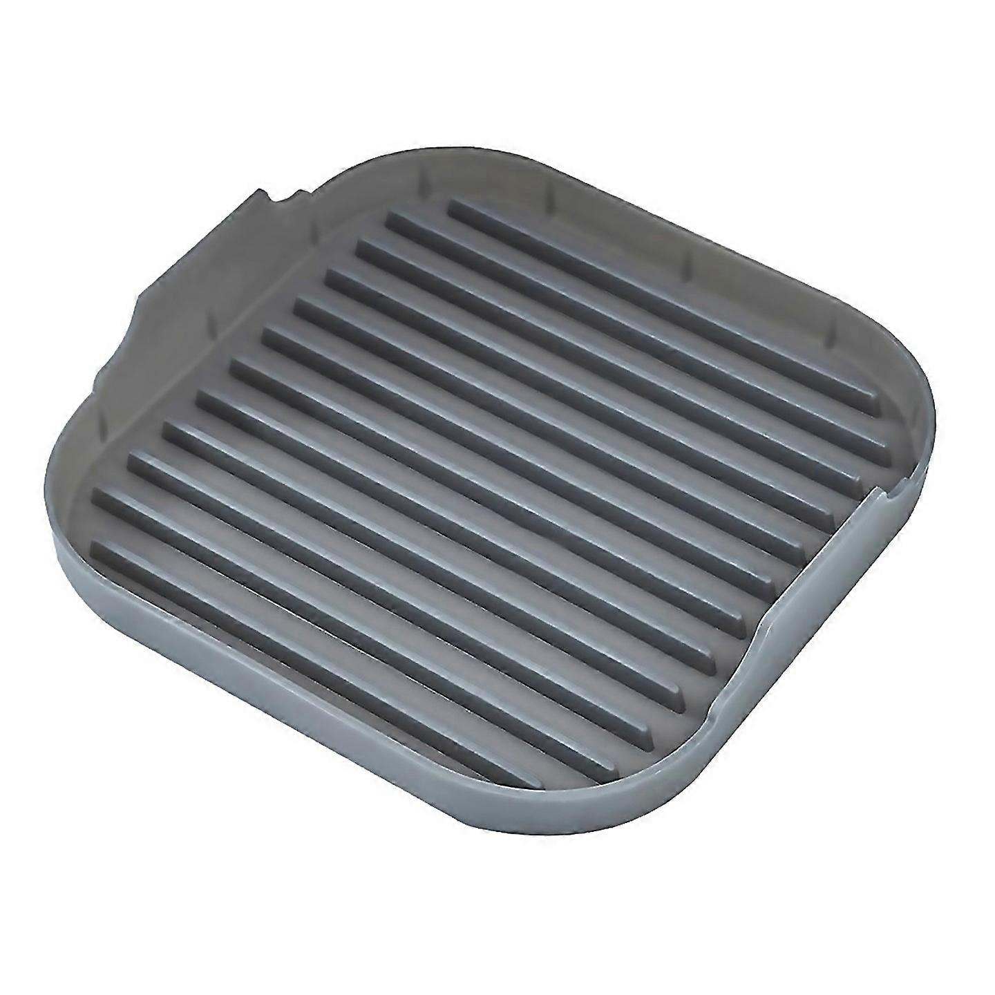 Für Mikrowellen-Speck-Tablett Lebensmittelqualität Silikon-Mikrowellen-Speckpfanne Schwarz