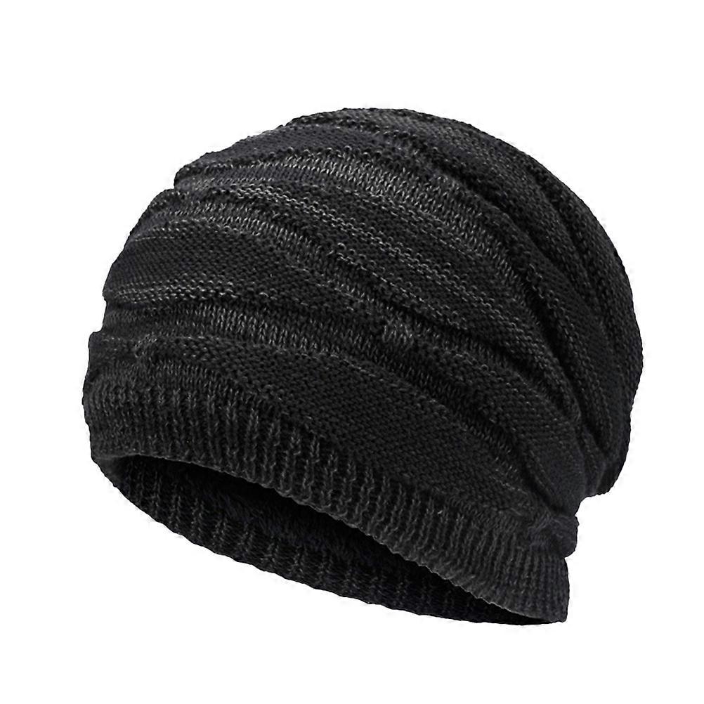 Knitted Wool Cap Warm Ski Hat for Winter Headgear