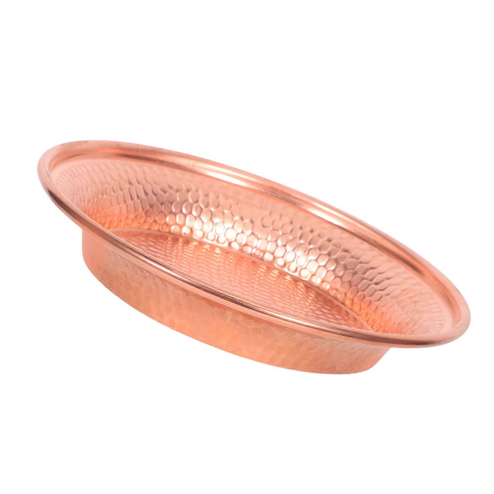 Worship Bowl Offering Water Bowl for Storage Rose Gold Copper