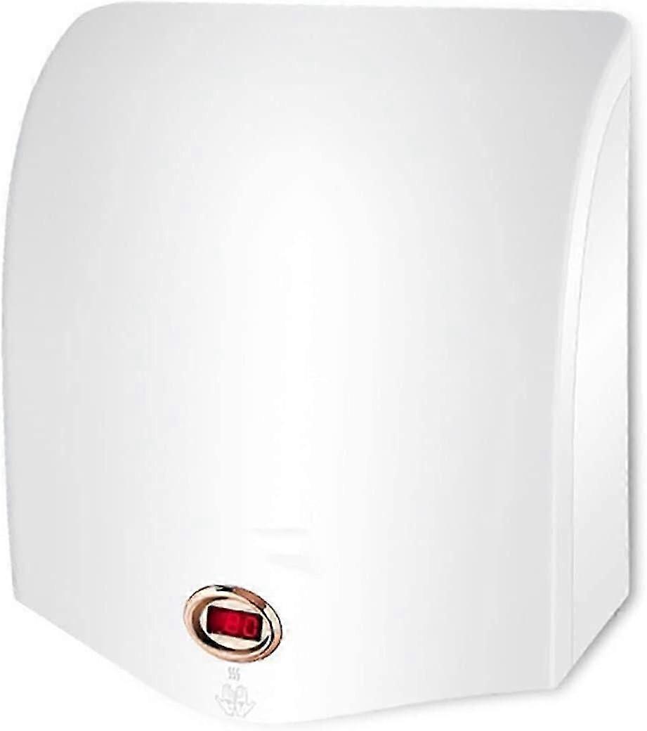 Commercial Hand Dryer 220V 1200W Big Wind Motor Automatic Sensor Smart Home Temperature Display