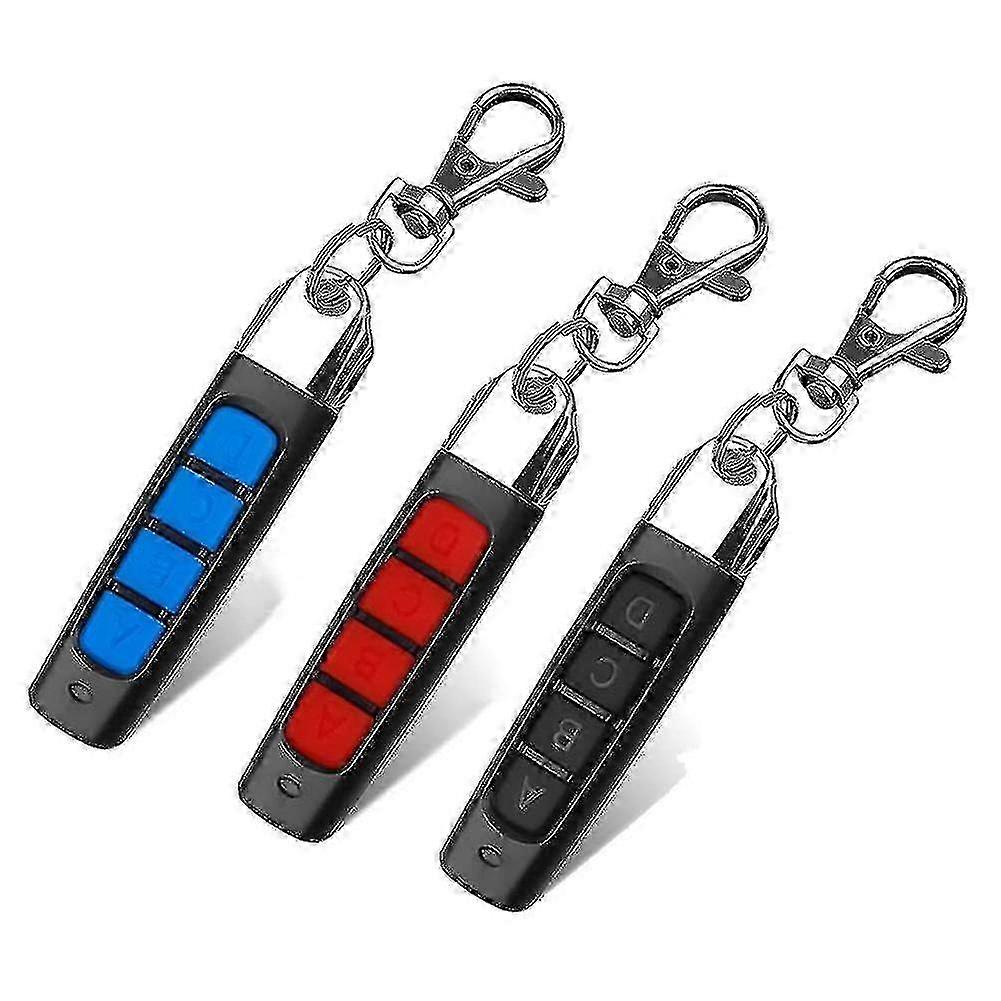 3 Pcs Universal 4 Key Buttons Garage Door Opener Remote Control Duplicator  Garage Gate Door Remo hwy