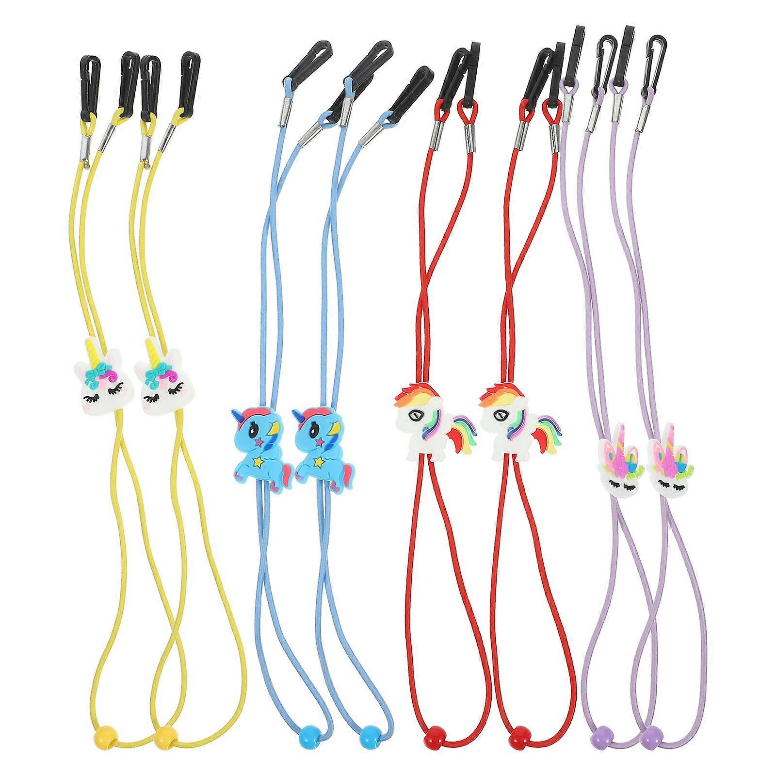 Safety Glasses Strap Toddler Eyeglasses Strap Eyewear String Lanyard Retainer Daily Use 8Pcs