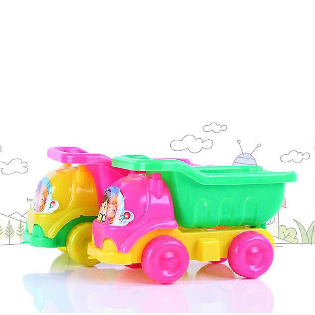 Dump Truck Toys 4Pcs Beach Play Vehicle Set For Infants Motor Skill Improvement With Fun Design