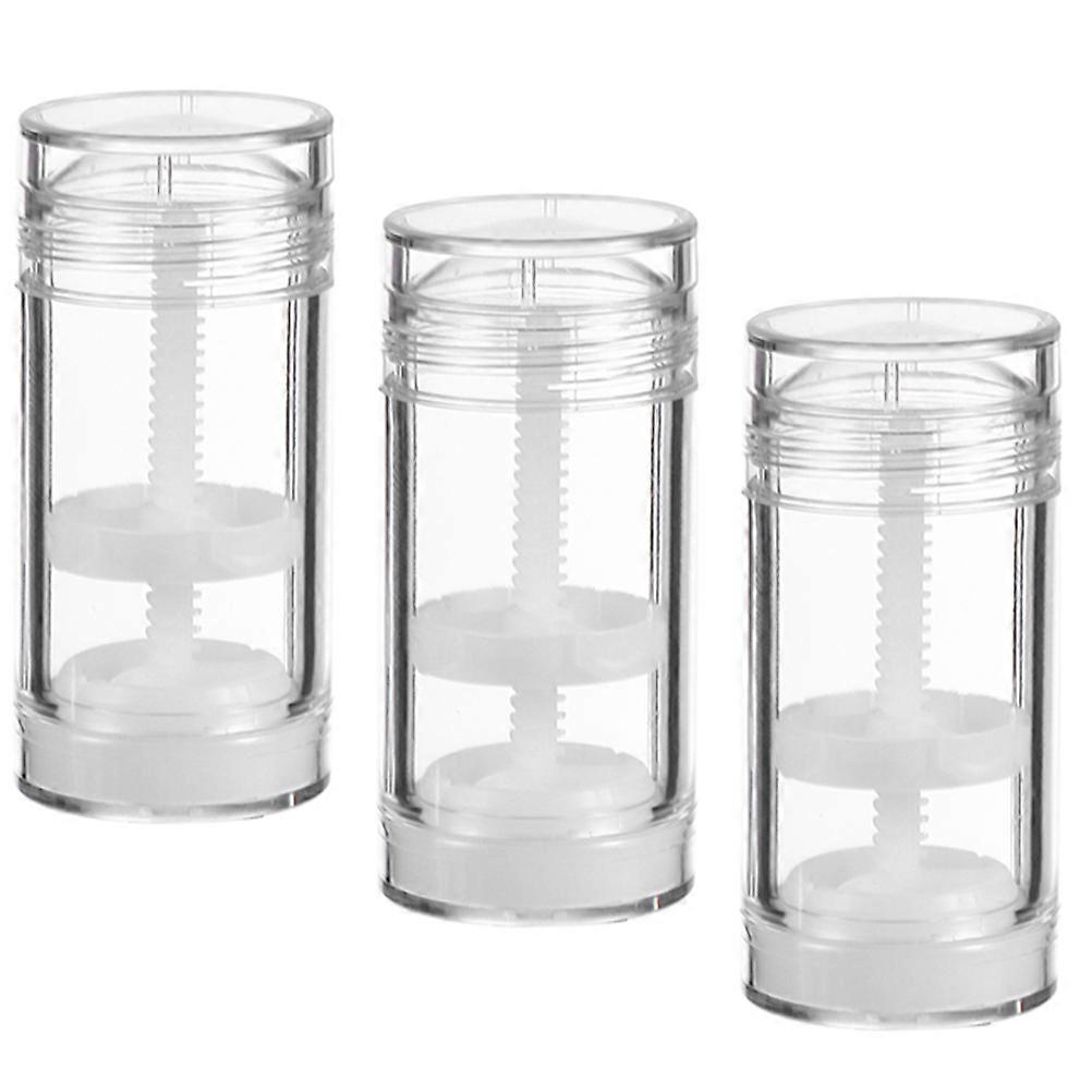 AS Material Empty Lip Gloss Tubes 12 Pcs Round Containers Suitable For Cosmetic Users Home Use 2.75X1.18X1.18 In Durable Refillable Design