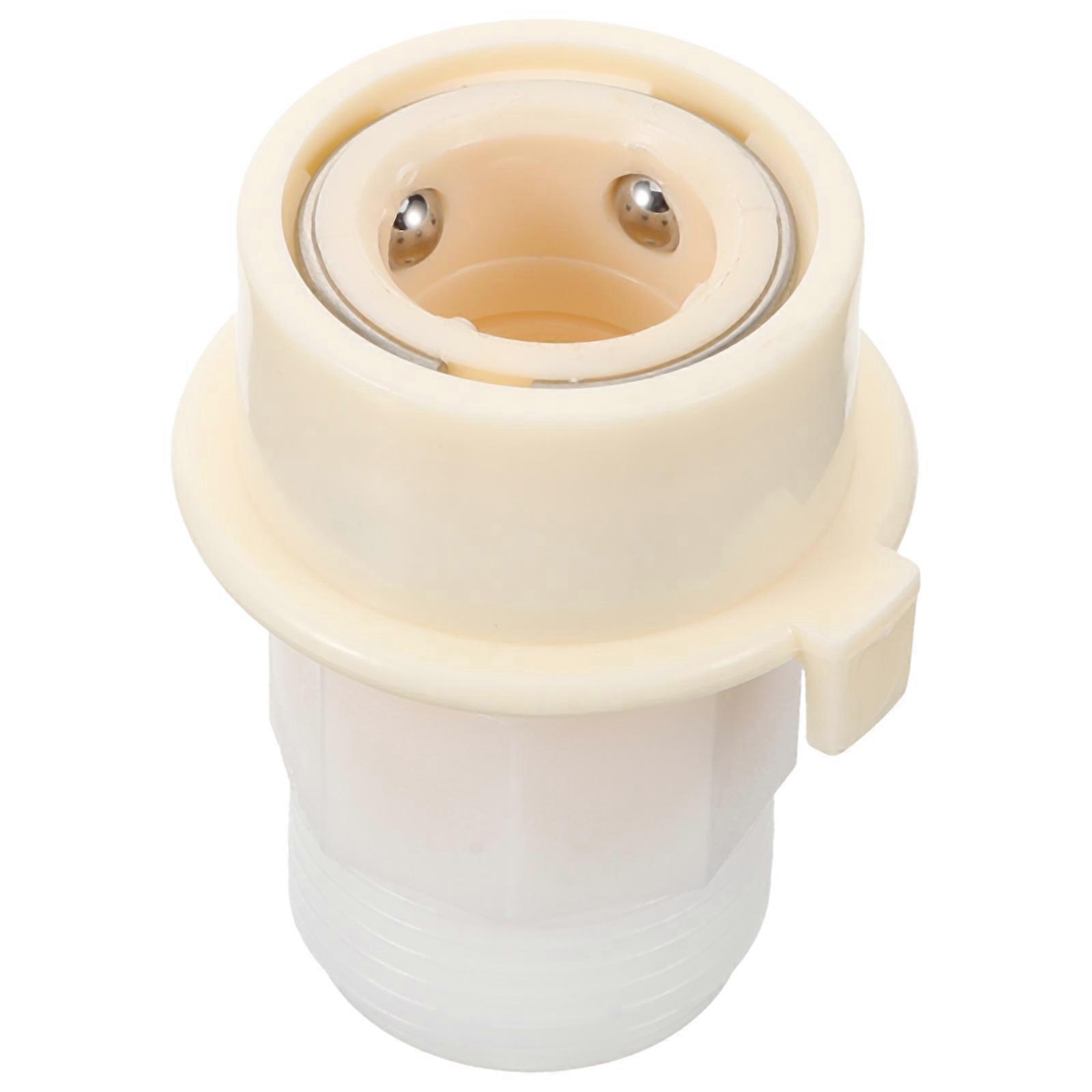 Quick Connect Water Hose Fittings 8 Pcs For Washing Machine Installation Environments Durable White Connectors