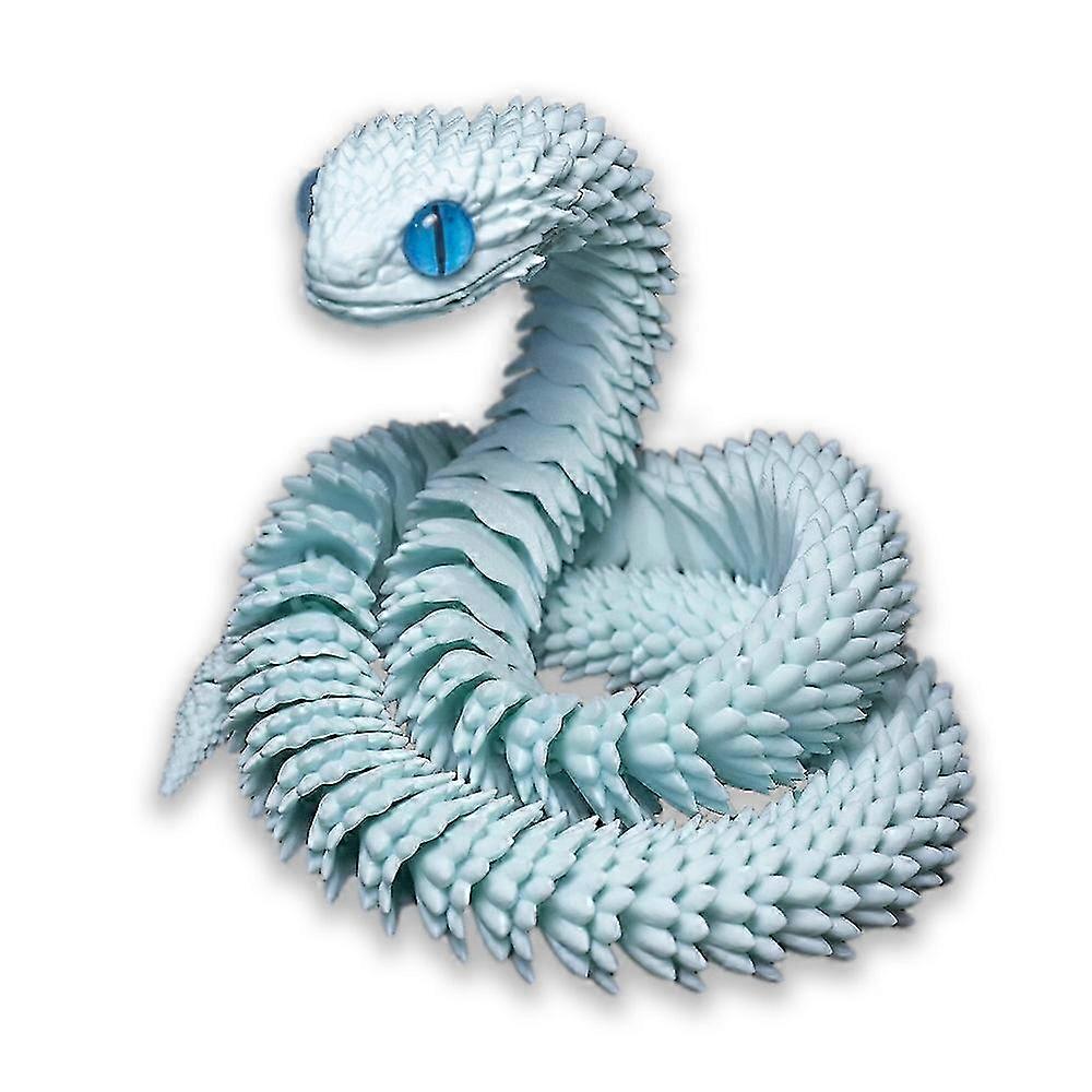 3D Printed Scary Snake Flexible Joint Snake Toy Figures 60cm 2025
